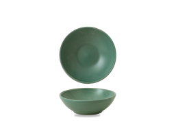 Nourish Andorra Green Shallow Bowl